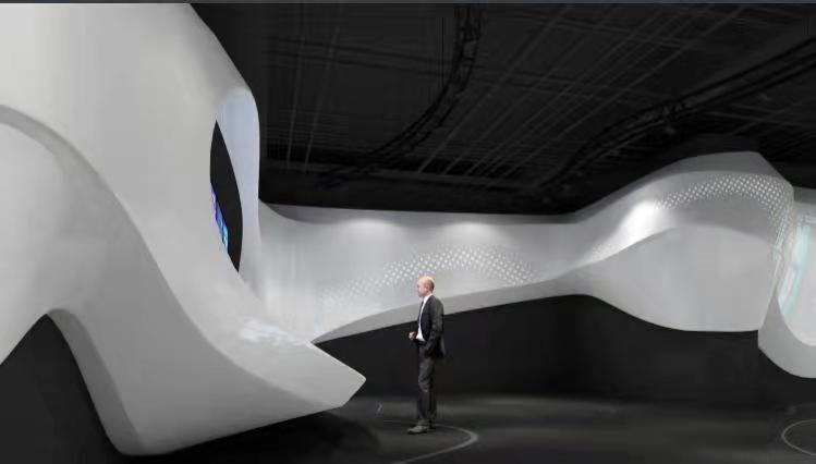 阿里巴巴西南总部grg展厅艺术造型装饰工程