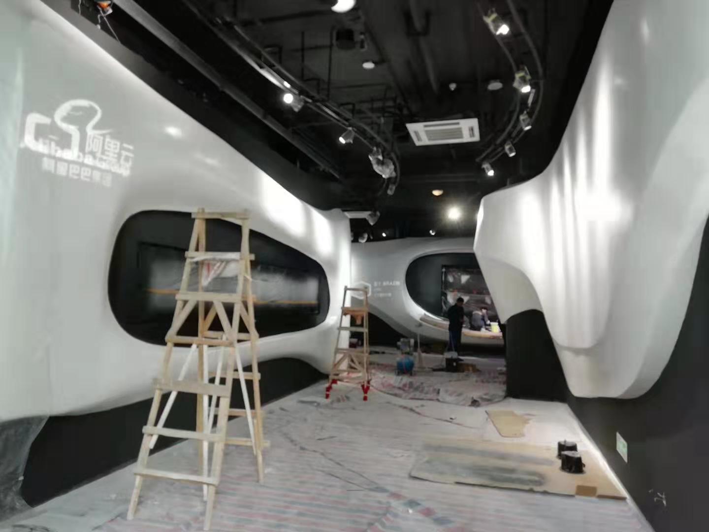 阿里巴巴西南总部grg展厅艺术造型装饰工程