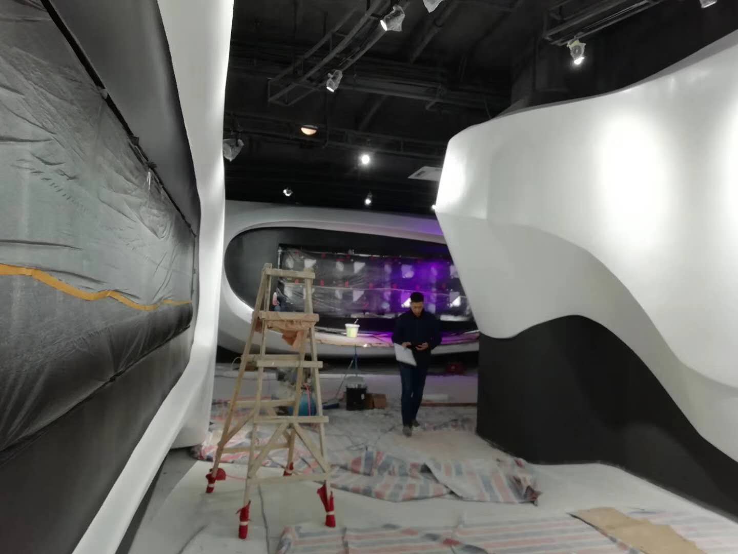 阿里巴巴西南总部grg展厅艺术造型装饰工程