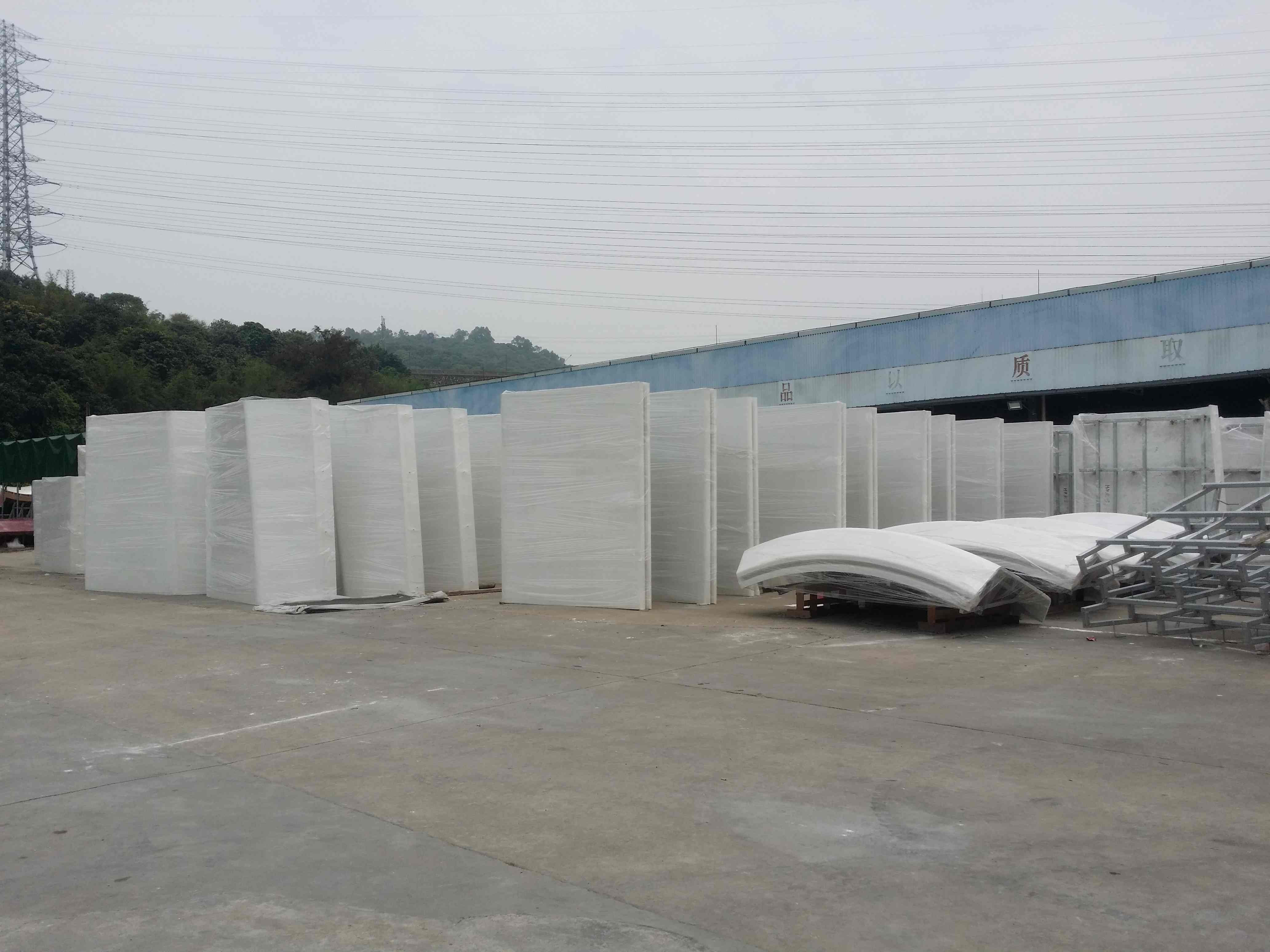 深圳前海金融大厦grc墙面造型装饰工程安