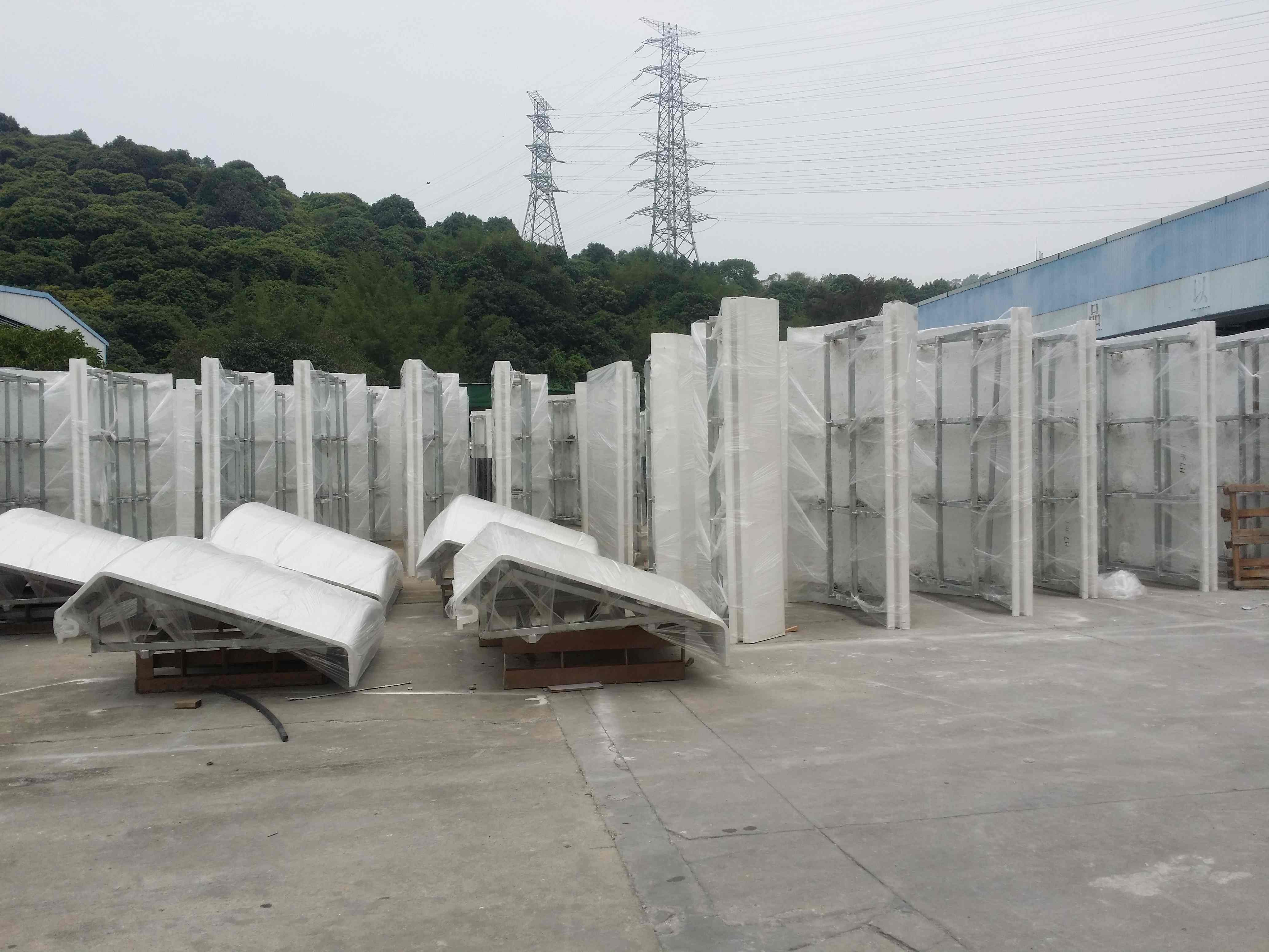 深圳前海金融大厦grc墙面造型装饰工程安