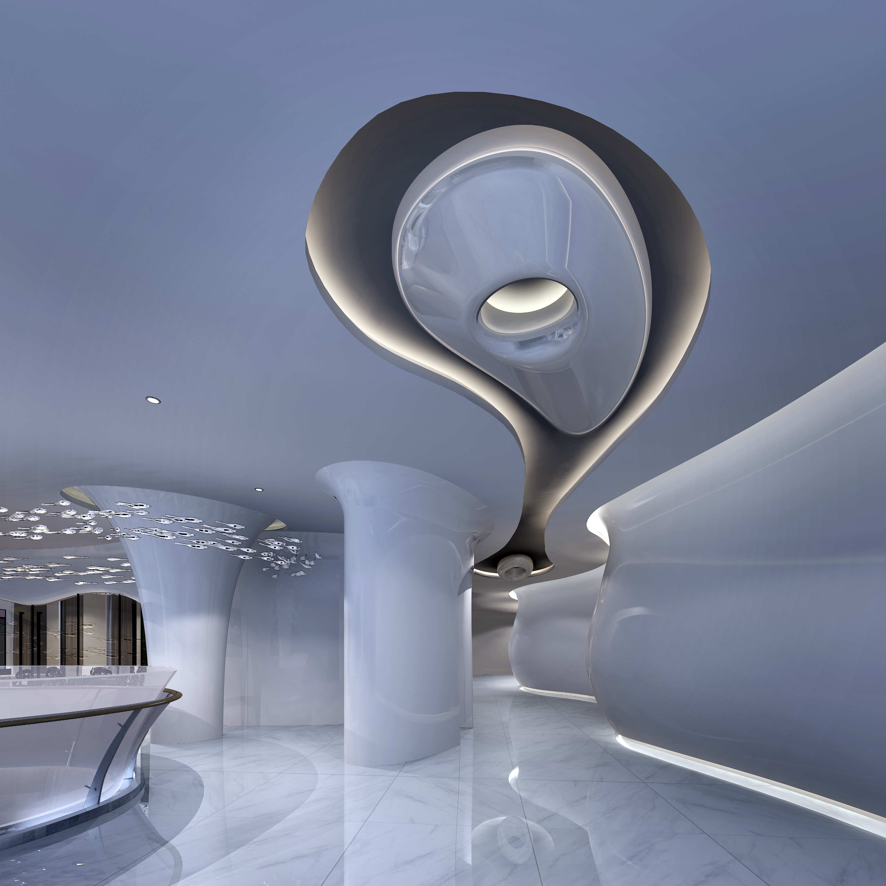 罗浮山名人会所grg异形定制装饰工程